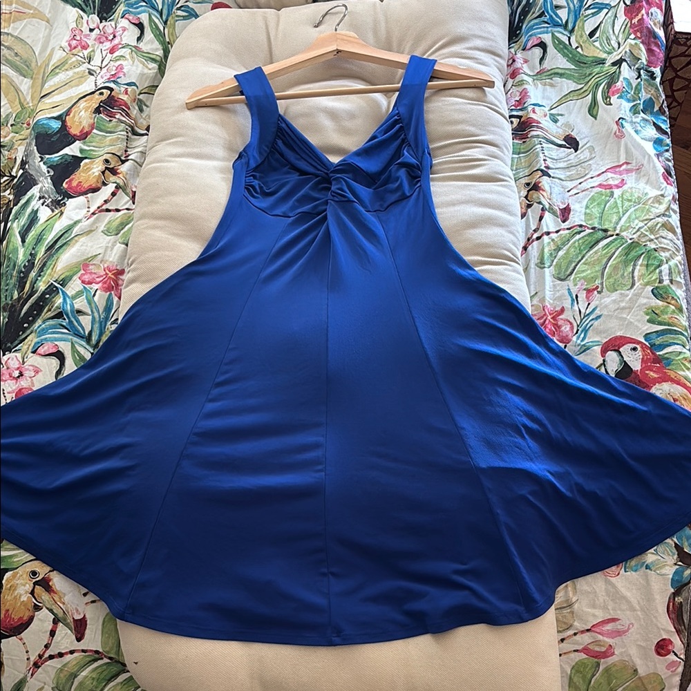 Moda International Royal Blue Stretchy Summer Dress
